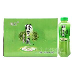 闻乐绿豆爽果味饮料500mlx15瓶