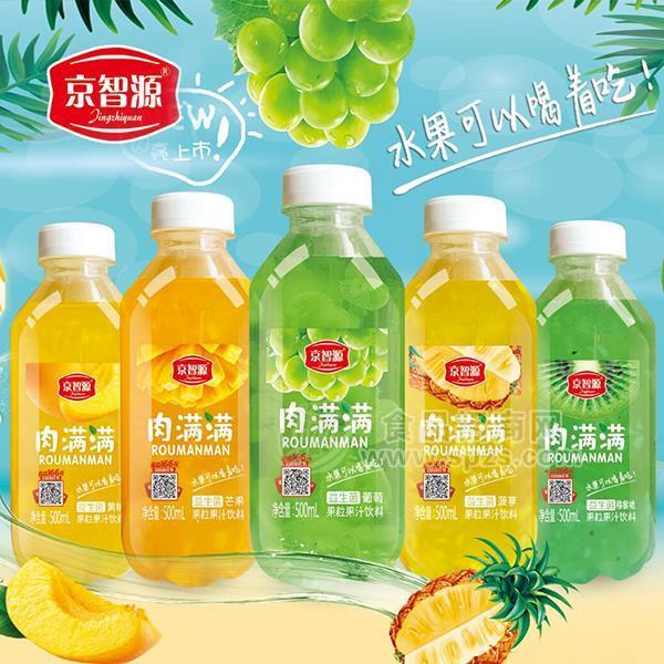 京智源 肉滿滿 益生菌葡萄果汁飲料招商500ml