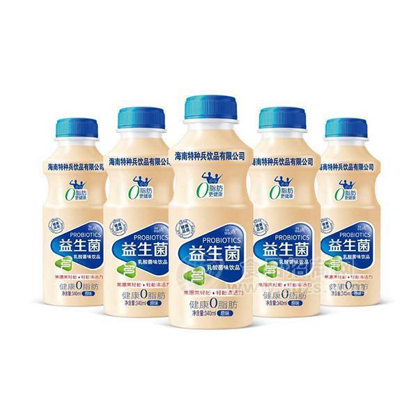 ·品点 益生菌乳酸菌味饮品 乳饮料招商原味340ml 