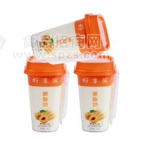 好享侬 黄桃+燕麦 嚼酸奶饮品   300g