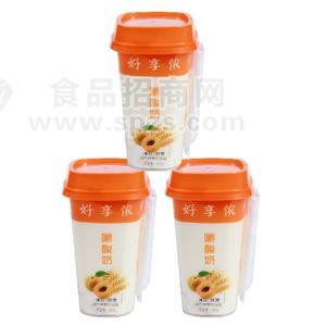 好享侬 黄桃+燕麦 嚼酸奶饮品   300g