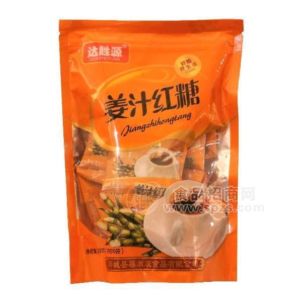 达胜源姜汁红糖内含小袋装招商300g 