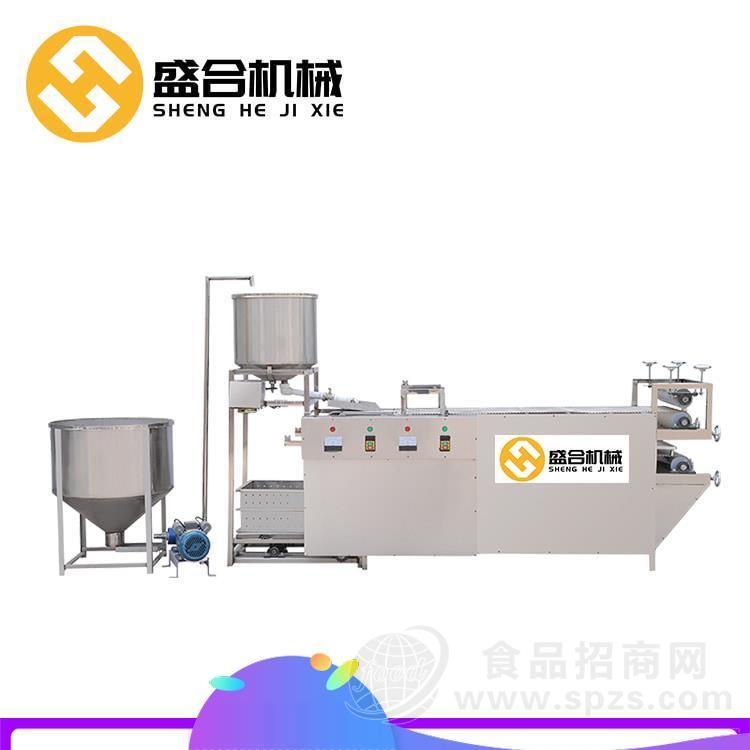 自贡第七代仿手工豆腐皮机 全套自动豆腐皮机