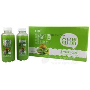 启硕奇异果益生菌 发酵复合果汁饮料 410mlx15瓶