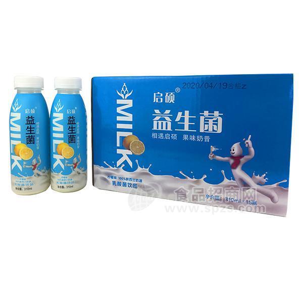 啟碩檸檬奶昔益生菌 乳酸菌飲品310mlx15瓶