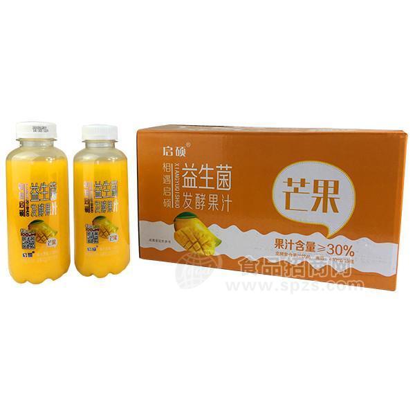 启硕芒果益生菌 发酵复合果汁饮料 410mlx15瓶