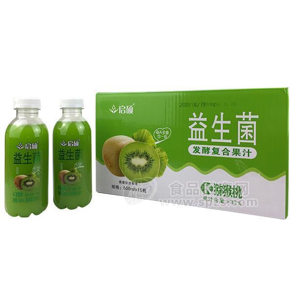 启硕猕猴桃发酵复合果汁饮料 500mlx15瓶