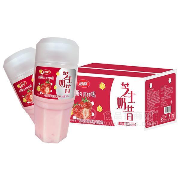启硕芝士奶昔 草莓味380mlx15瓶