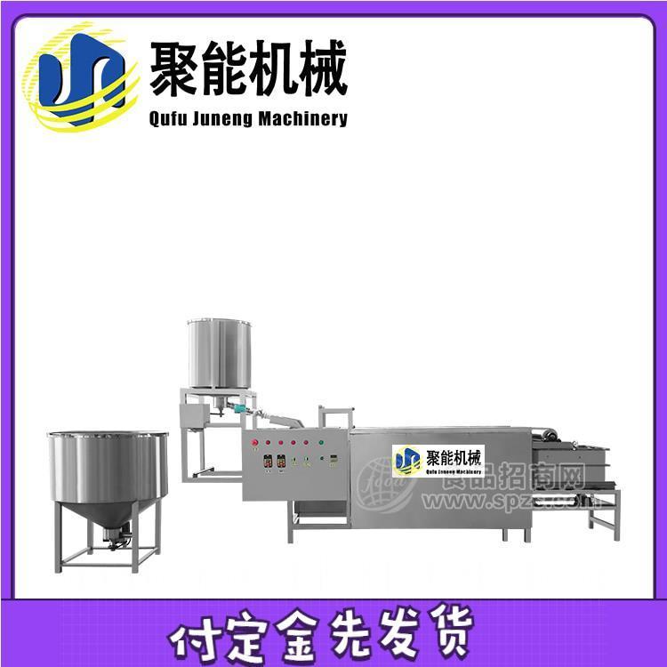 河南聚能豆腐皮机生产视频 手工豆腐皮机酒店用