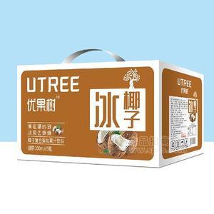 优果树 冰椰子 椰子复合果汁饮料招商330mlx15瓶