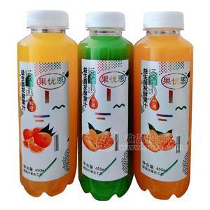 果优恩 芒果益生菌发酵果汁饮料招商450ml