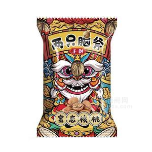 兩只腦斧 手剝核桃 蜜戀核桃 干果 休閑食品招商 手抓包