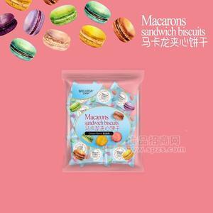 百罗萨 马卡龙夹心饼干 奶油味 烘焙食品招商