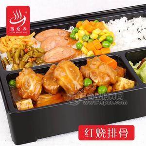 广东外卖半成品速成菜厂家批发方便菜红烧排骨快餐便当煲仔饭料理包招商