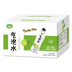 鮮綻青檸味蘇打氣泡水整箱招商480mlx15瓶