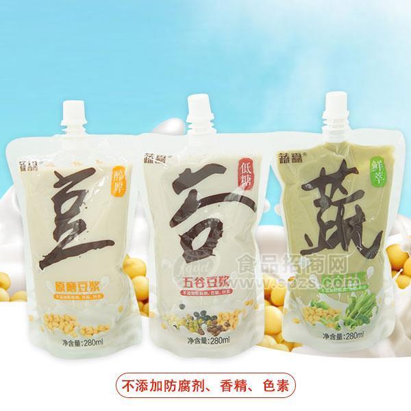 蔬馫 原磨豆?jié){ 五谷豆?jié){ 蔬菜豆?jié){ 280ml