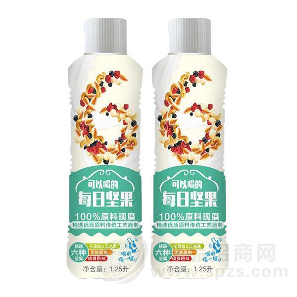 沁领坚果植物饮料新品招商1.25L