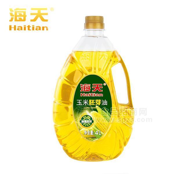 海天 玉米胚芽油 食用油 玉米油招商4L