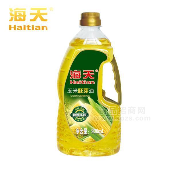 海天 玉米胚芽油 玉米油招商 食用油900ml