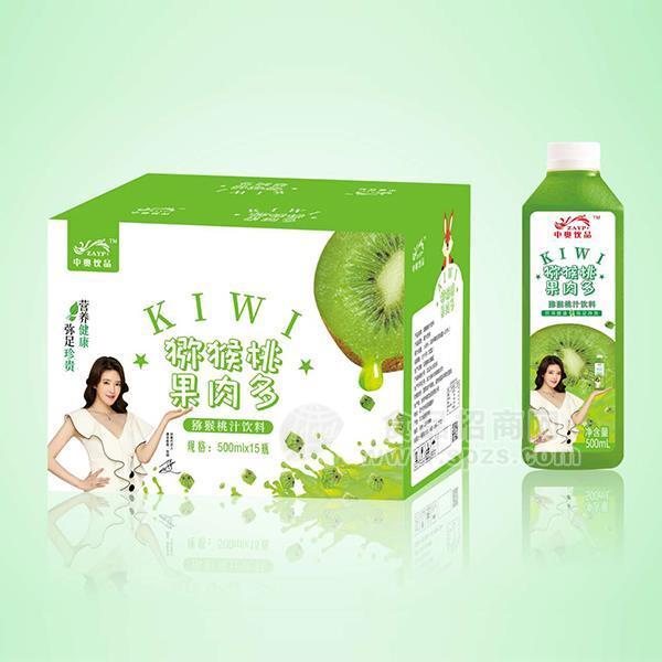 中奥饮品 猕猴桃汁饮料 果汁饮料招商500mlx15瓶