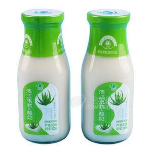 明姑澳式果粒酸奶 蘆薈風味酸奶飲品300ml