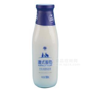 明姑澳式蓝莓酸奶发酵酸奶饮品1L