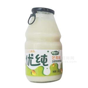 明姑優(yōu)純芒果味發(fā)酵酸奶飲品238g