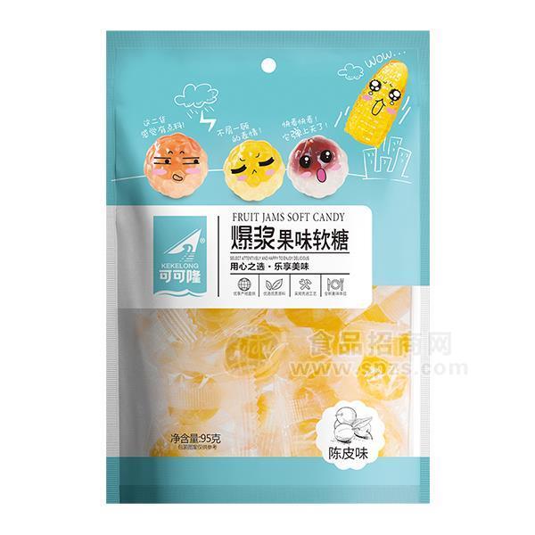 可可隆 爆浆果味软糖 陈皮味95g