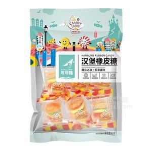 可可隆 漢堡橡皮糖 糖果招商60g