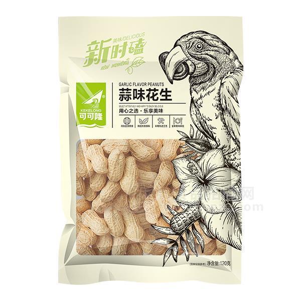 可可隆 蒜味花生 休閑食品招商120g