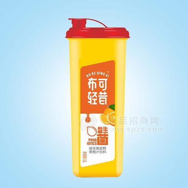 ·布可轻昔 益生菌发酵香橙汁饮料 果汁饮料招商1.5L 