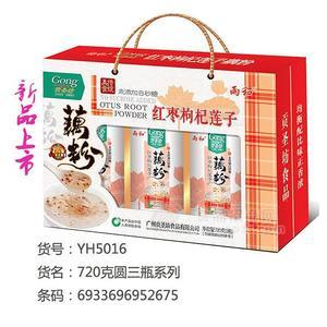 雨和紅棗枸杞蓮子藕粉禮盒裝 沖調(diào)食品720g