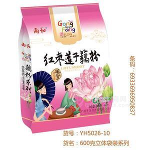 雨和紅棗蓮子藕粉 沖調(diào)食品 袋裝600g