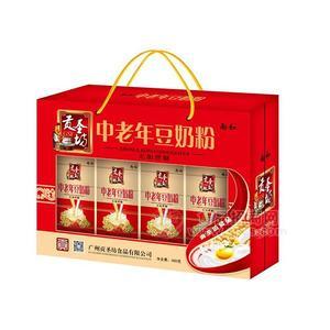 雨和中老年豆奶粉無加蔗糖 禮盒裝 沖調(diào)食品480g