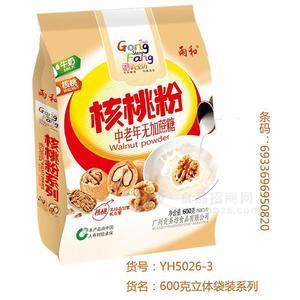 雨和中老年五加蔗糖 核桃粉袋装冲调食品600g