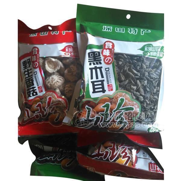 深山特产 黑木耳野生香菇 馈赠佳品干鲜食品招商