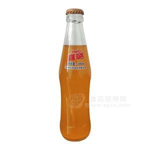 喜璐橙子果汁飲料玻璃瓶248ml