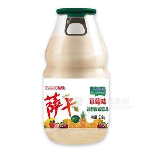 草莓味發(fā)酵酸奶飲品兒童飲料238g