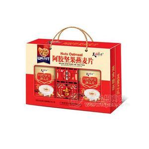 美食物語 阿膠堅果燕麥片 禮盒裝 沖調(diào)食品