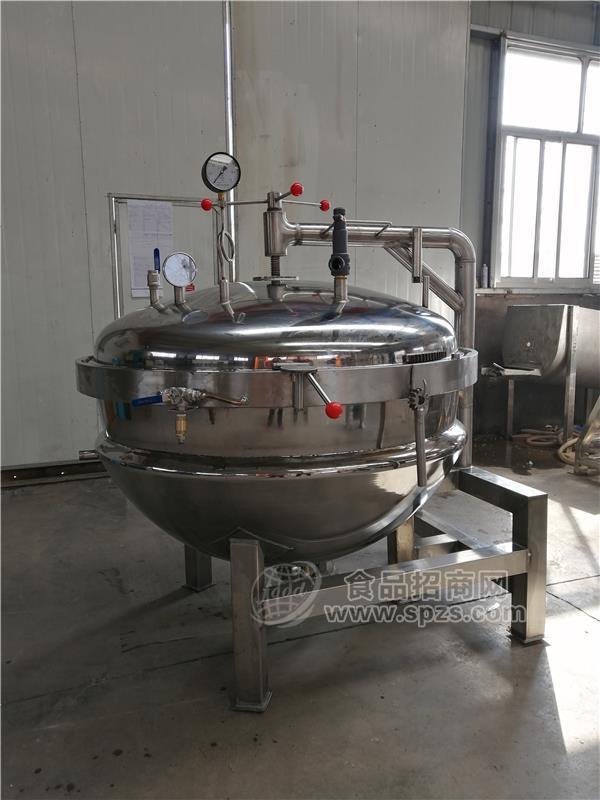 厂家定做蒸汽高温高压蒸煮锅 全不锈钢甜玉米蒸煮锅