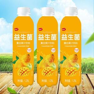 甄瑤 益生菌復合果汁飲料招商 芒果味飲料1.25L