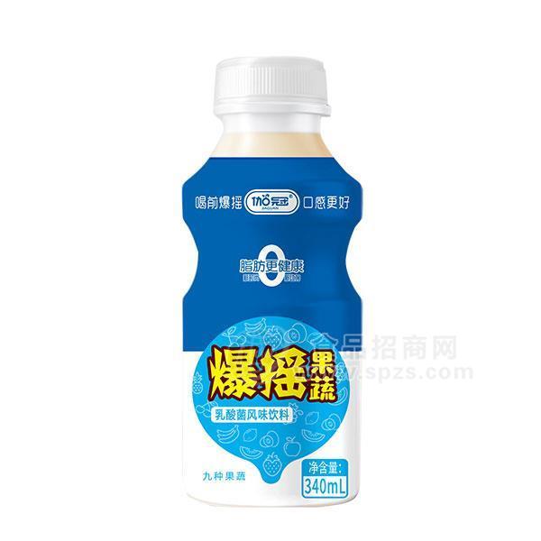 伽冠 爆搖果蔬乳酸菌 風(fēng)味飲料新品招商340ml