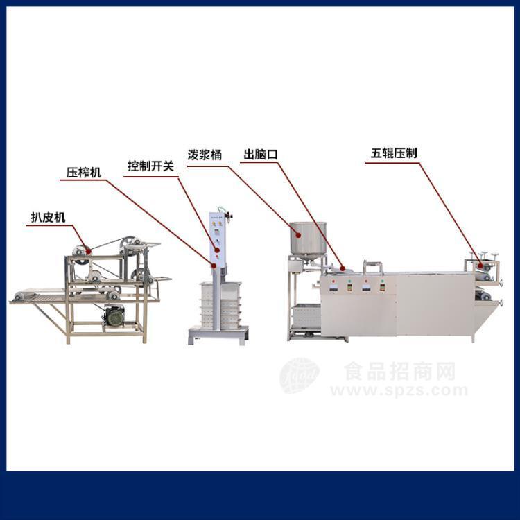 鄭州豆腐皮機(jī)生產(chǎn)廠家 智能豆腐皮機(jī)