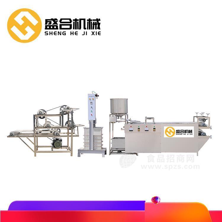 马鞍山豆腐皮机械小型 仿手工豆腐皮一体机