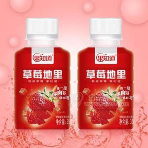 果知道 草莓復(fù)合果肉果汁飲料 350ml