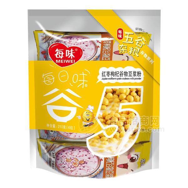 ·每味 红枣枸杞豆浆粉 冲调粉 210g 
