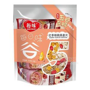 每味 紅棗核桃麥片  沖調食品 210g