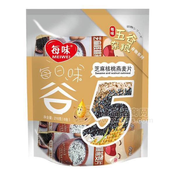 ·每味 芝麻核桃麦片 冲调食品 210g 