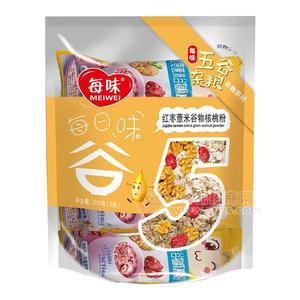 每味 紅棗薏米核桃粉 沖調(diào)食品 210g