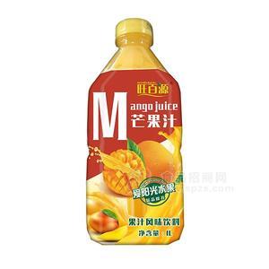 旺百源芒果汁風味飲料果汁飲料招商1L